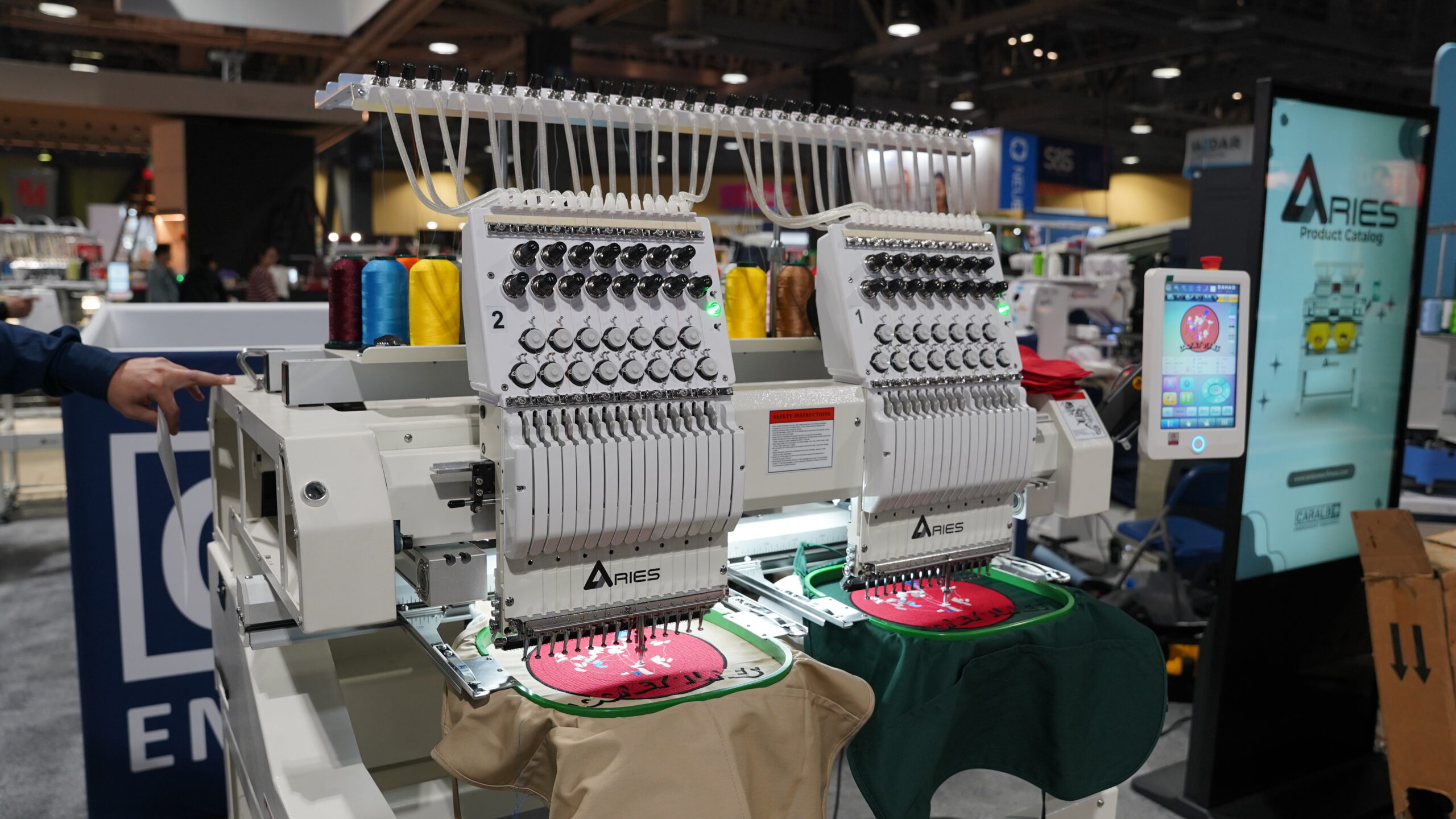 Aries AC-1501 embroidery machine details