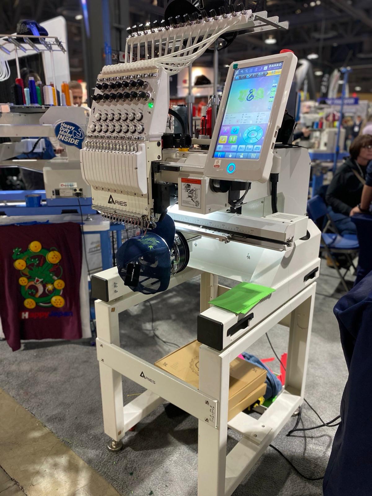 Aries AC-1501 embroidery machine details